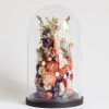 Indeco Flowers Dried Flower Dome Cloche Bell Jar British Heritage