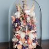 Indeco Flowers Dried Flower Dome Cloche Bell Jar British Heritage
