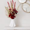 Forever Flowers Luxury DIY Dried Letter Box Flowers Red 01
