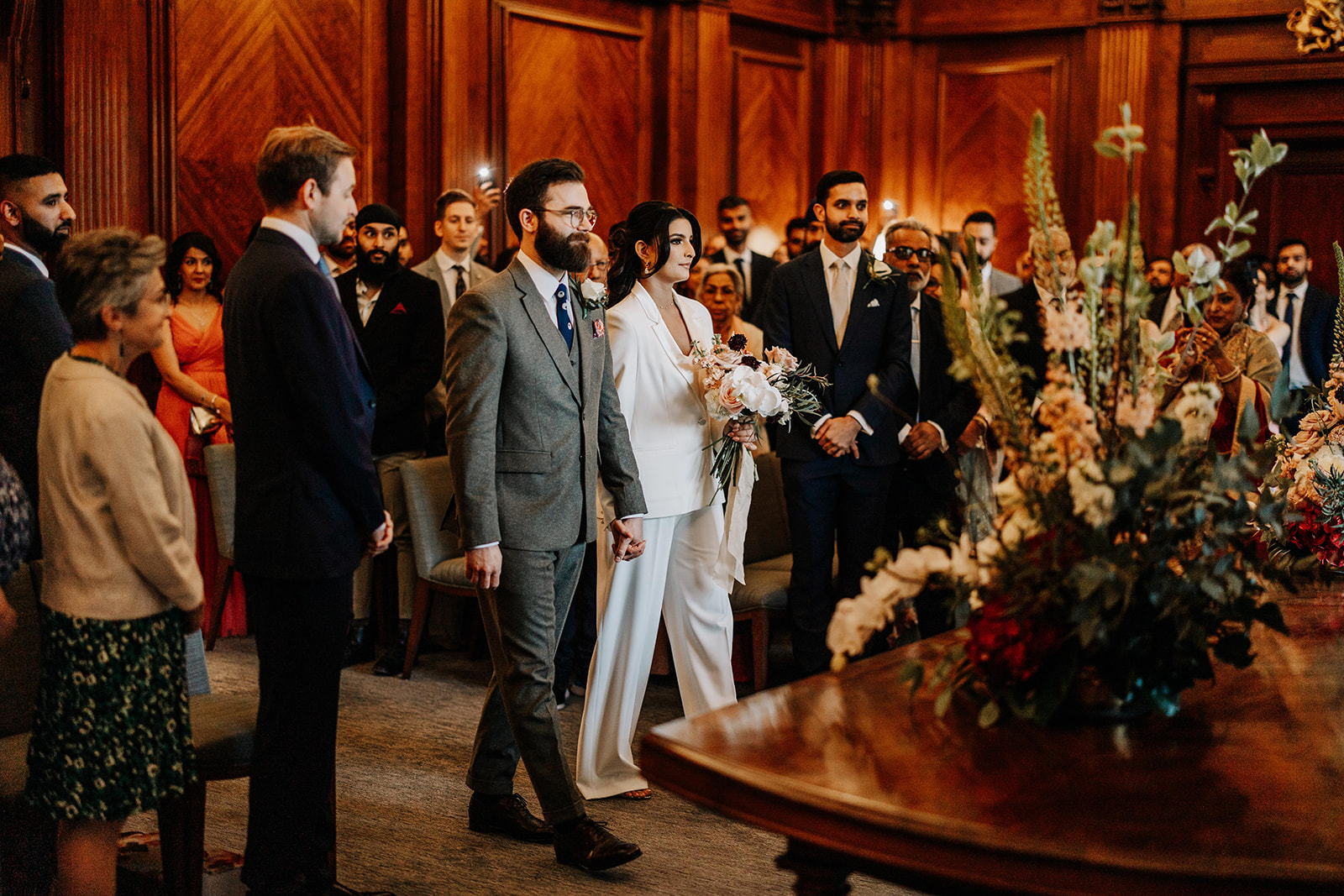 Marylebone Town Hall Wedding Indeco Flowers London