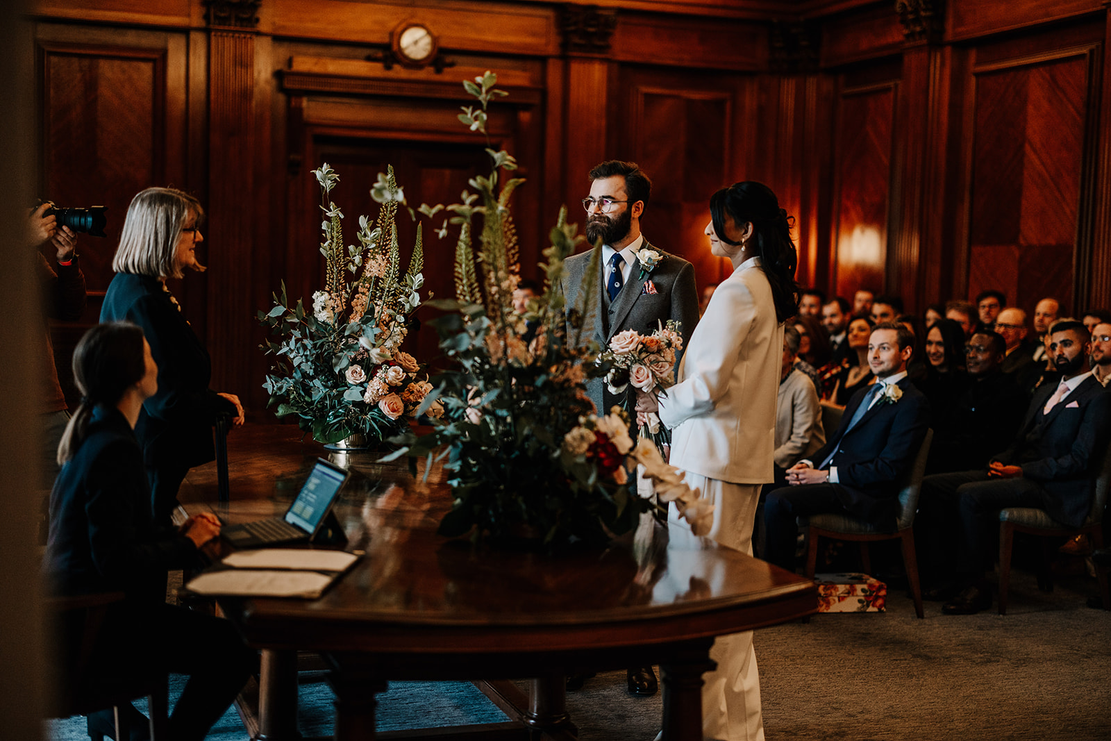 Marylebone Town Hall Wedding Indeco Flowers London