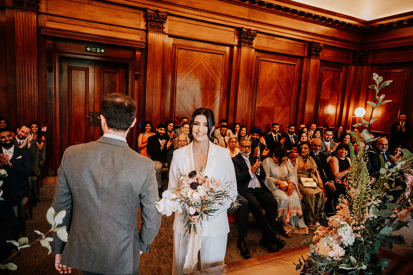 Marylebone Town Hall Wedding Indeco Flowers London