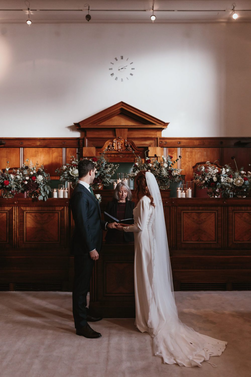 indeco flowers London Town hall hotel wedding flowers