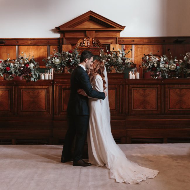 indeco flowers London Town hall hotel wedding flowers