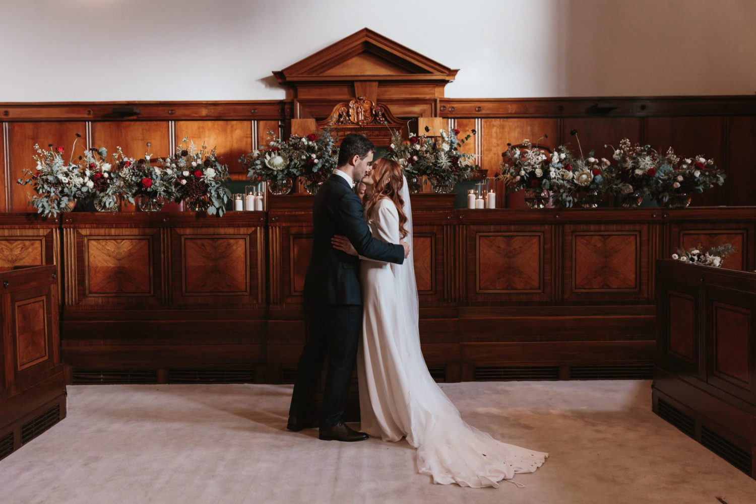indeco flowers London Town hall hotel wedding flowers
