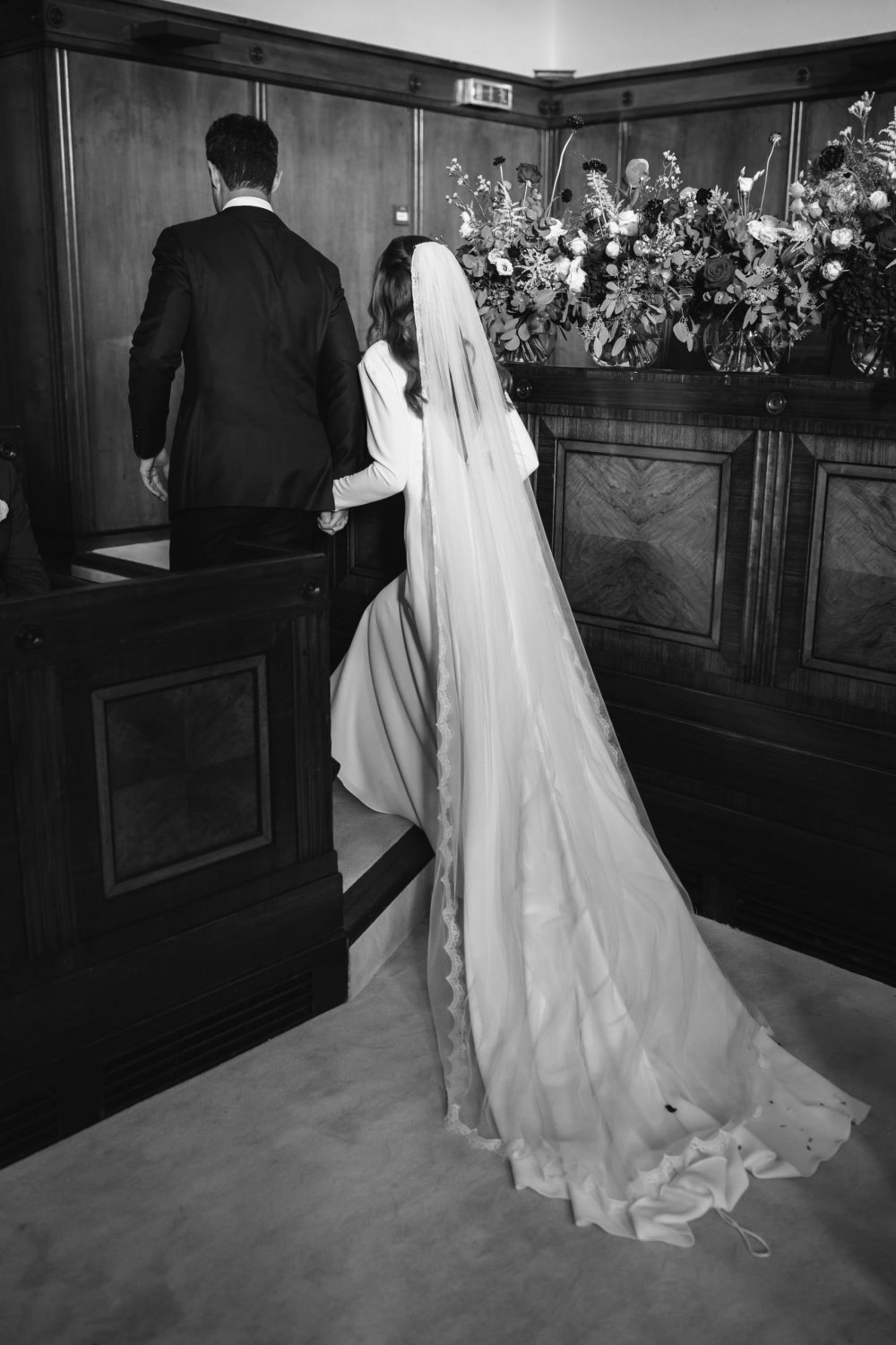 indeco flowers London Town hall hotel wedding flowers