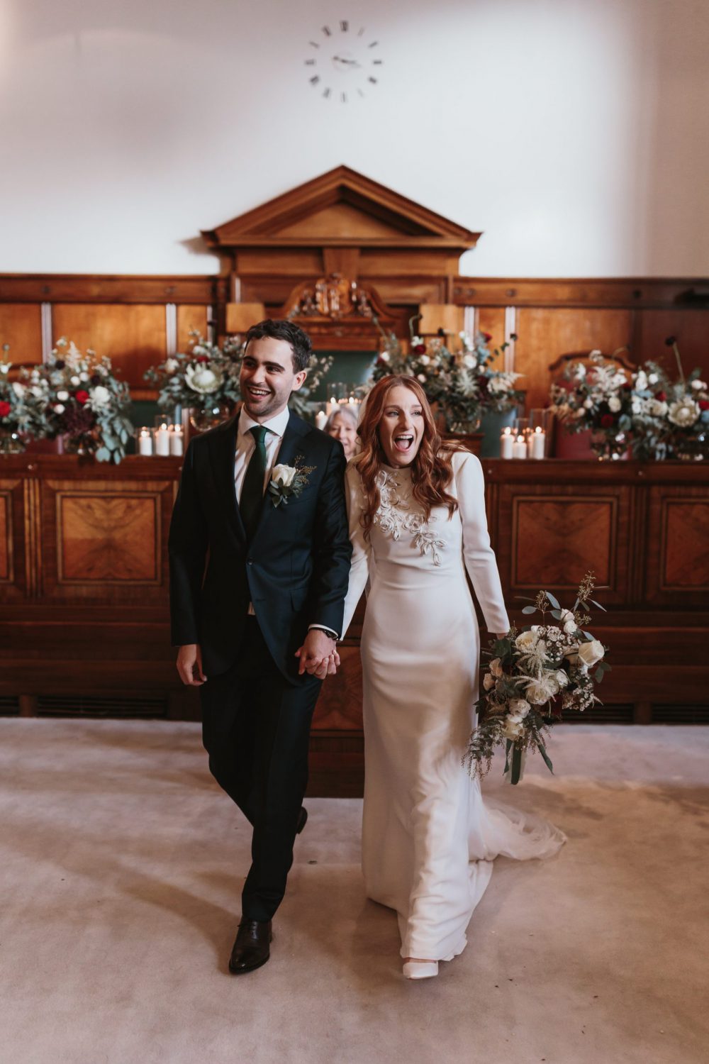 indeco flowers London Town hall hotel wedding flowers