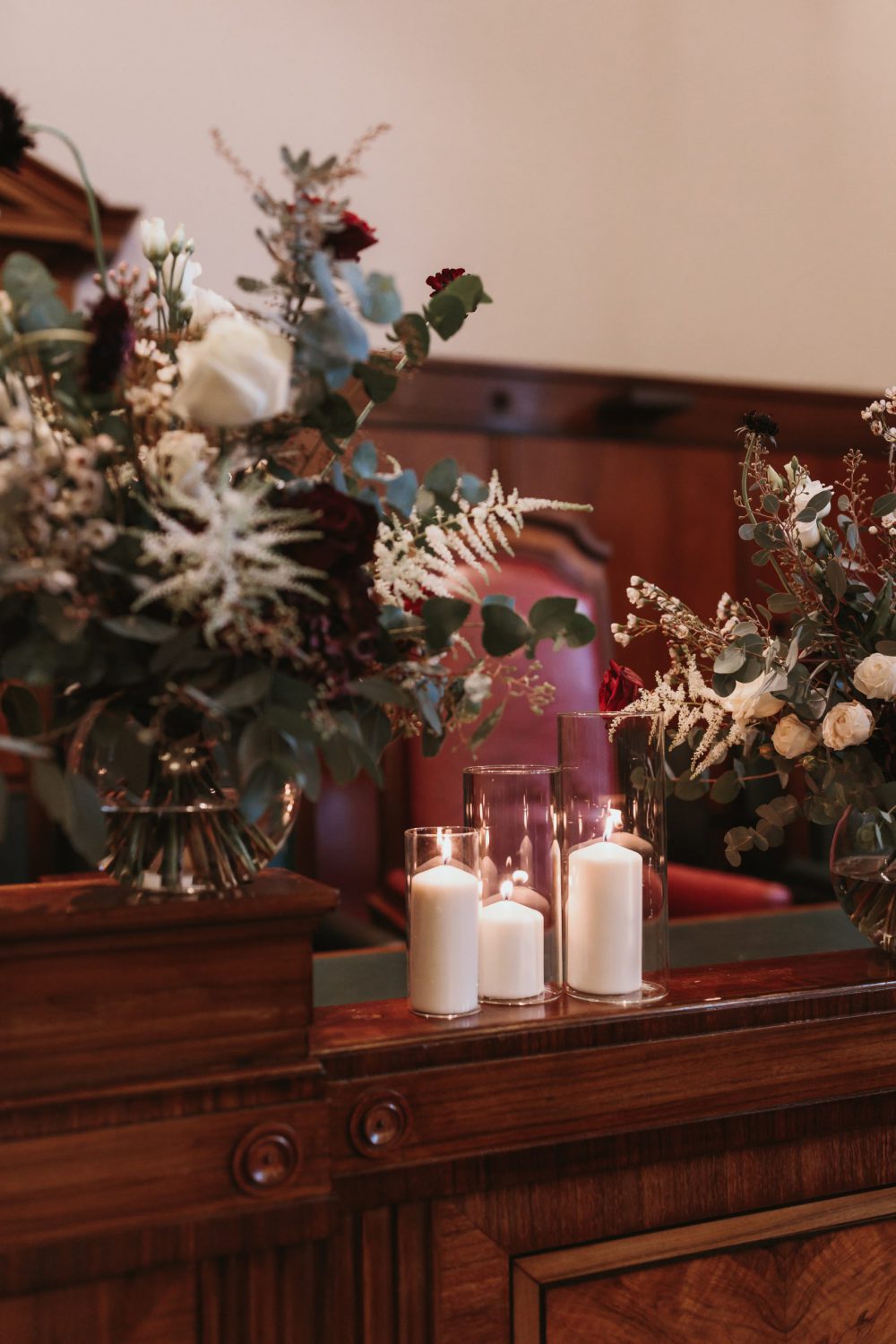 indeco flowers London Town hall hotel wedding flowers