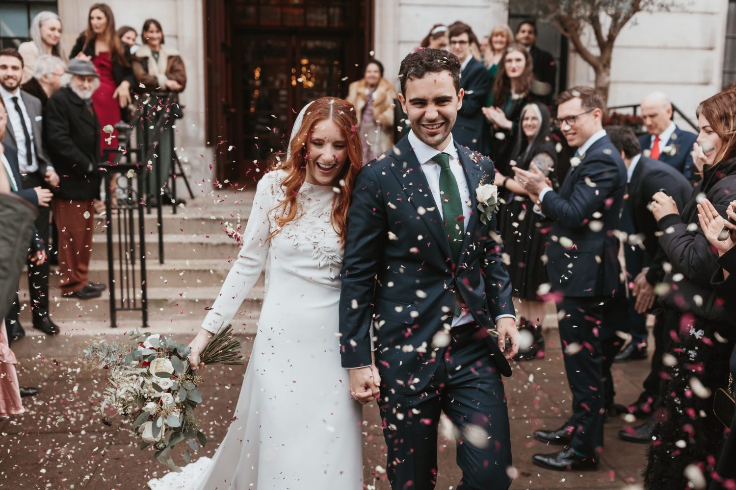 indeco flowers London Town hall hotel wedding flowers