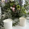 Ceramic two wick soy candle English Garden